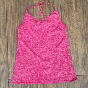Nike Strappy Pink Backless Running Top